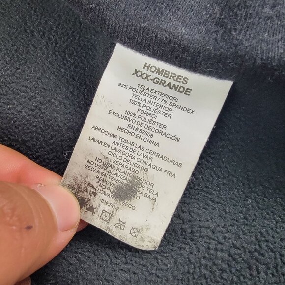 Free Country Mens 3XL Black Gray Full Zip Jacket Winter Warm Casual Outdoors - Picture 5 of 13